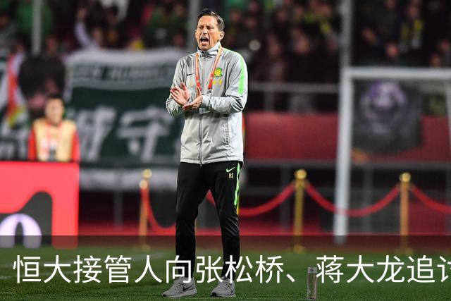 恒大接管人向张松桥、蒋大龙追讨191亿