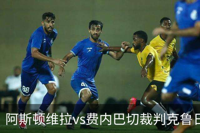 阿斯顿维拉vs费内巴切裁判克鲁日利亚克数据：近20场4红82黄12点